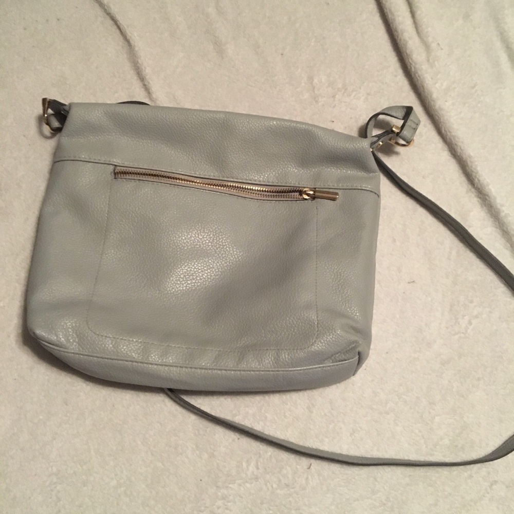 grey purse